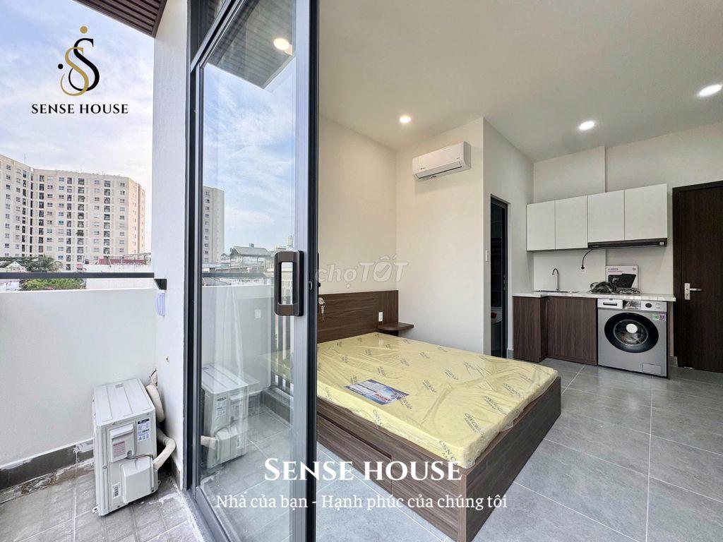 Studio Ban Công Full Nội Thất | 📍Tân Sơn | Thang Máy - Máy Giặt Riêng 