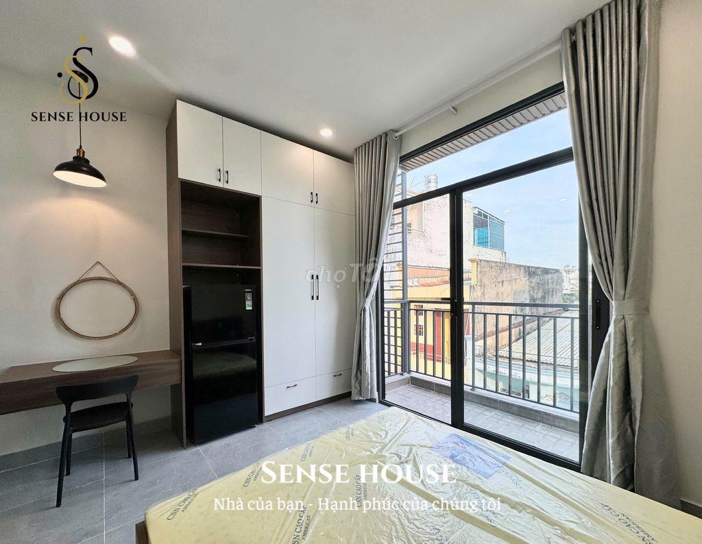 Studio Ban Công Full Nội Thất | 📍Tân Sơn | Thang Máy - Máy Giặt Riêng 