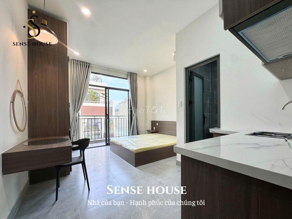 Studio Ban Công Full Nội Thất | 📍Tân Sơn | Thang Máy - Máy Giặt Riêng 