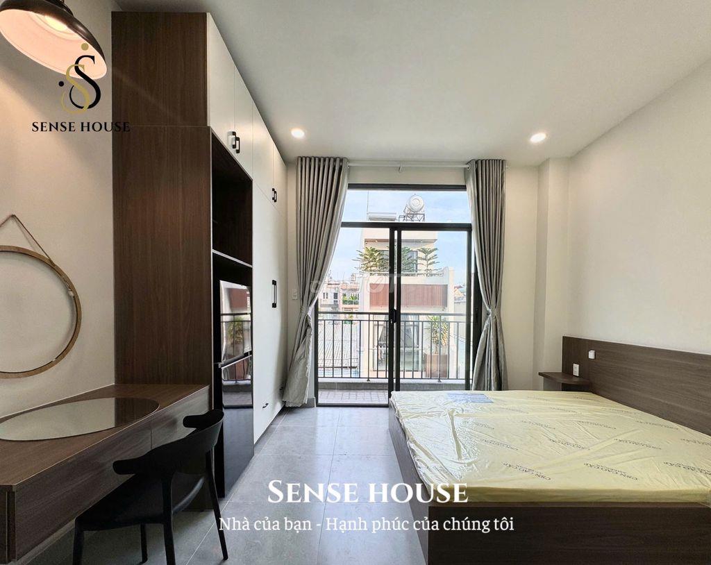 Studio Ban Công Full Nội Thất | 📍Tân Sơn | Thang Máy - Máy Giặt Riêng 