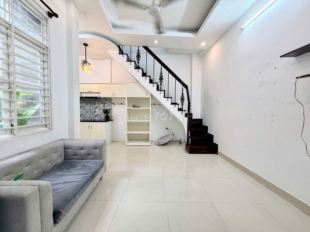 Hẻm Nguyễn Phúc Chu căn 1 trệt 2 lầu, 3 phòng ngủ giá 14tr/tháng