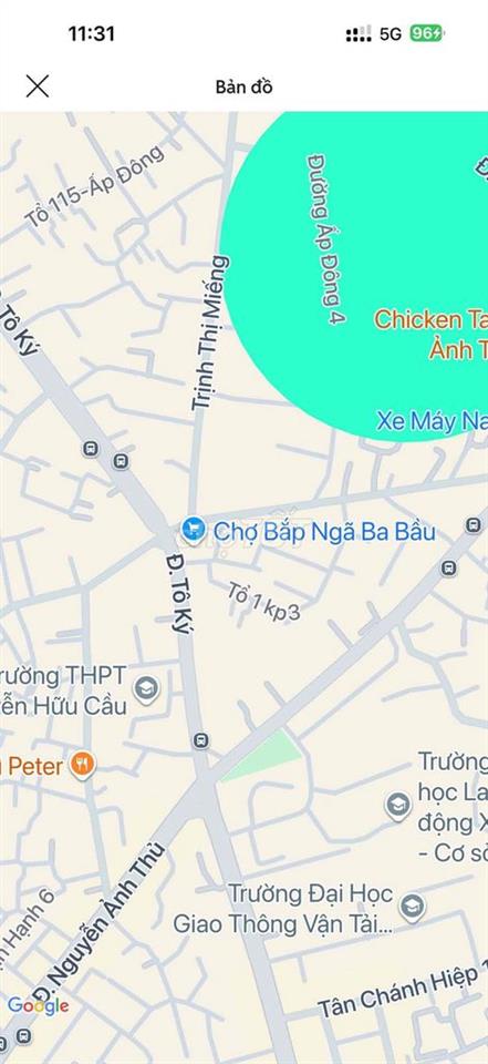 Đất thổ cư, chính chủ cần bán