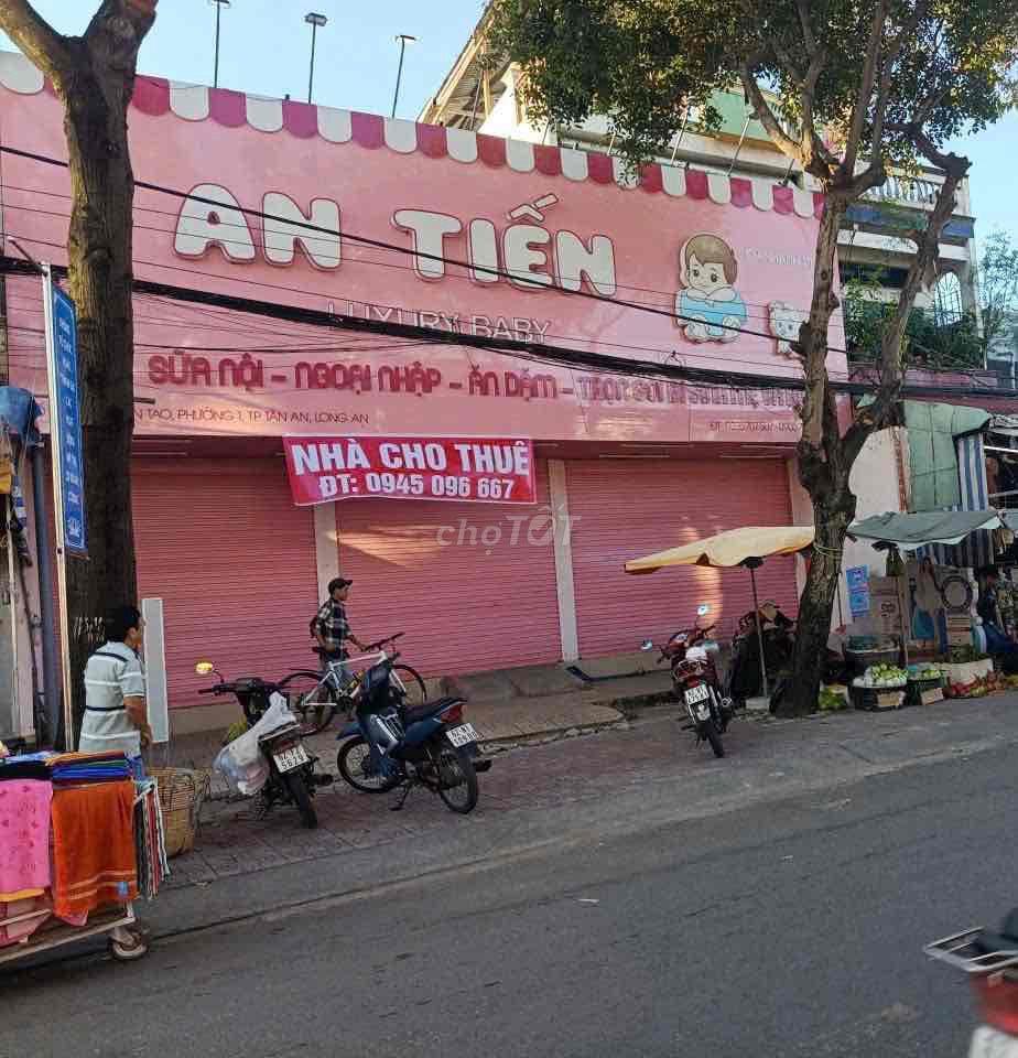 Cho thuê nhà mặt tiền chợ phường 2