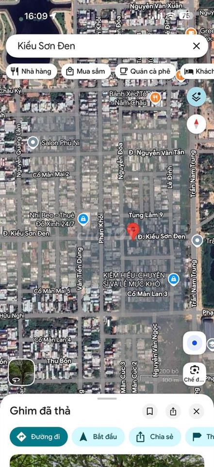 Bán đất đường 7.5m Kiều Sơn Đen, Hoà Xuân giá rẻ sập sàn
