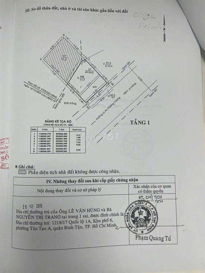 👉Dt 8,5m* 19m. Cấp 4 , SHR 
👉Hẻm nhựa 10m xe tải lớn  
👉Vị trí đẹp