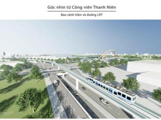 Bán đất vàng thăng long 150m2  gần cầu hoà xuân, view sông cẩm lệ  giá tốt đầu tư chỉ 20 tỷ