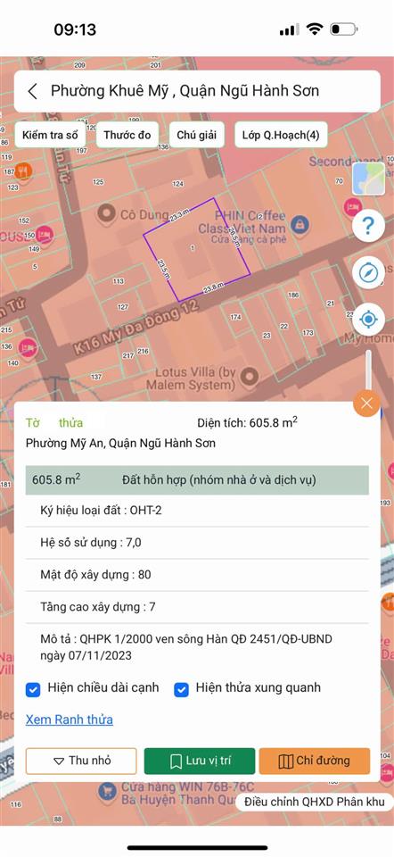 Bán đất kiệt ô tô mỹ đa đông 12, ngũ hành sơn sát biển mỹ khê diện tích lớn giá tốt đầu tư 95tr/m2