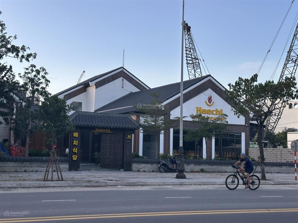 Cho thuê mặt bằng mt võ nguyên giáp 900m2 kề góc vương thừa vũ, trực diện biển mỹ khê chỉ 220tr/th