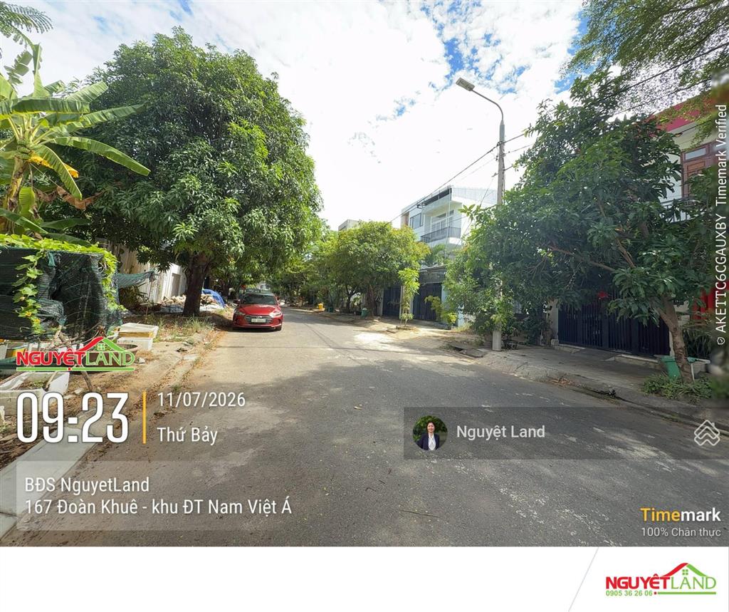 Bán đất xây cao tầng đường nước mặn 2 gần ngã 4, view biệt thự  khu nam việt á