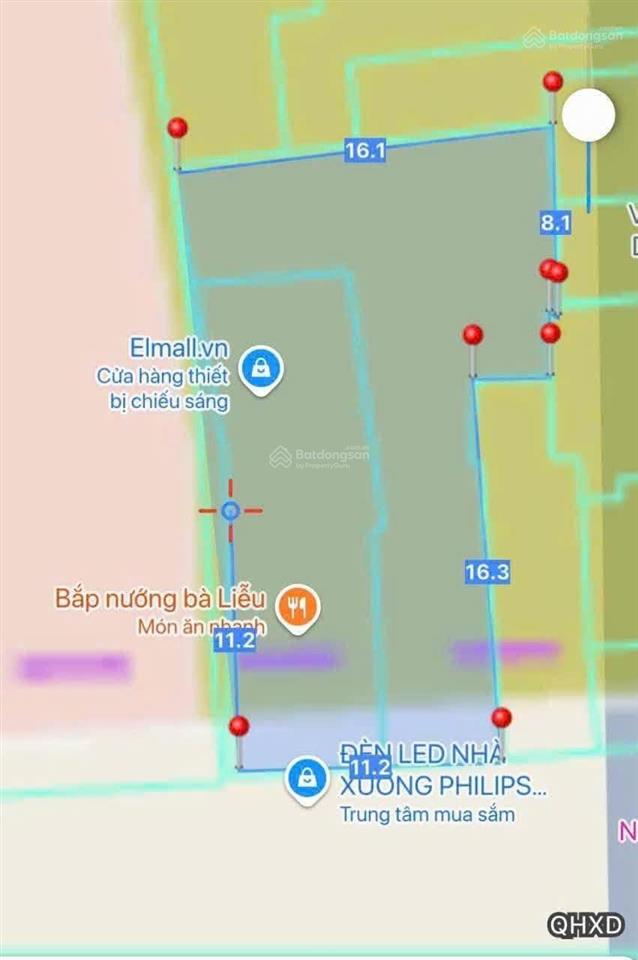 Lô đất mt đường điện biên phủ, diện tích đất 338m2, dtsd 950m2, ngang 11m2, nở hậu 16m1
