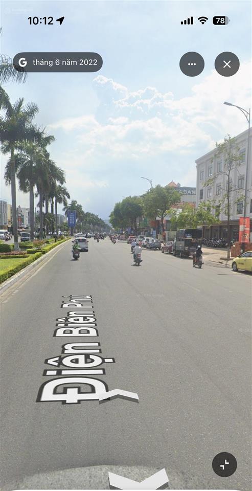 Lô đất mt đường điện biên phủ, diện tích đất 338m2, dtsd 950m2, ngang 11m2, nở hậu 16m1