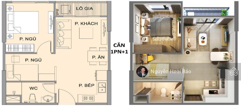 Cora tower a2.09.19 dt 54m2, ban công hướng đông nam, giá tts chỉ còn 3.15 tỷ