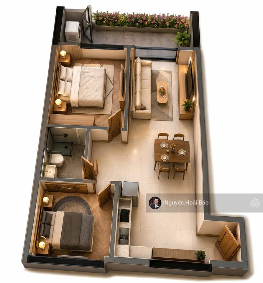 Chính chủ cần bán nhanh căn 2pn a2.15.01 diện tích 64m2, chỉ cần thanh toán 758tr sở hữu ngay