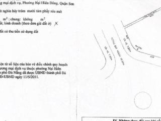 Bán đất lô góc lê đức thọ & ngô thì hiệu sơn trà.  đối diện khách sạn alan sea diện tích 1718m²