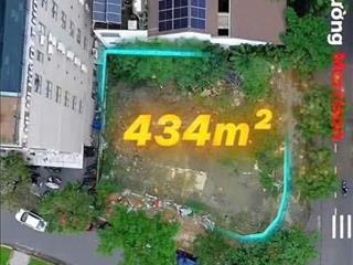 Lô góc 2 mt morison & lê văn quý sơn trà (đường 2 làn rộng 15m) dt 434m² ngang 25m