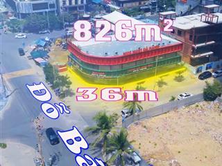 Chuyển nhượng lô đất biển 2 mặt tiền đỗ bá  lã xuân oai. dt 826m2