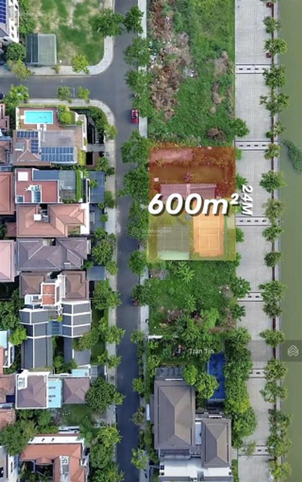 Bán đất euro village 1 view sông đường hoa hồng 4, diện tích 600m2, ngang 24m, giá 180 tỷ