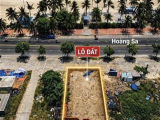 Bán đất 2 mặt tiền biển hoàng sa, vị trí b2.5 lô 33 và 34. diện tích 205m2. giá 76 tỷ