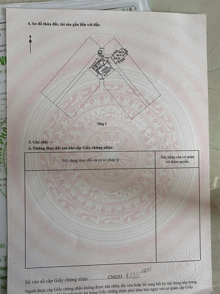 Bán chung cư biconsi hiệp thành iii, block a lầu 5