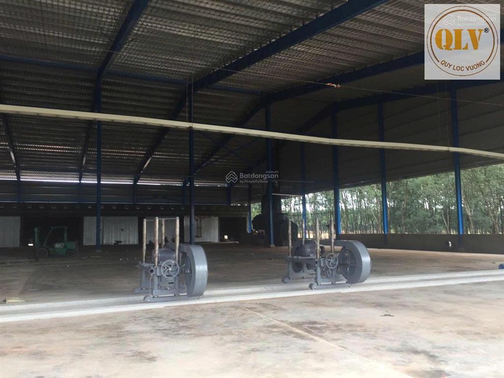 Cho thuê nhà xưởng đồng phú, bình phước dt 7597m²