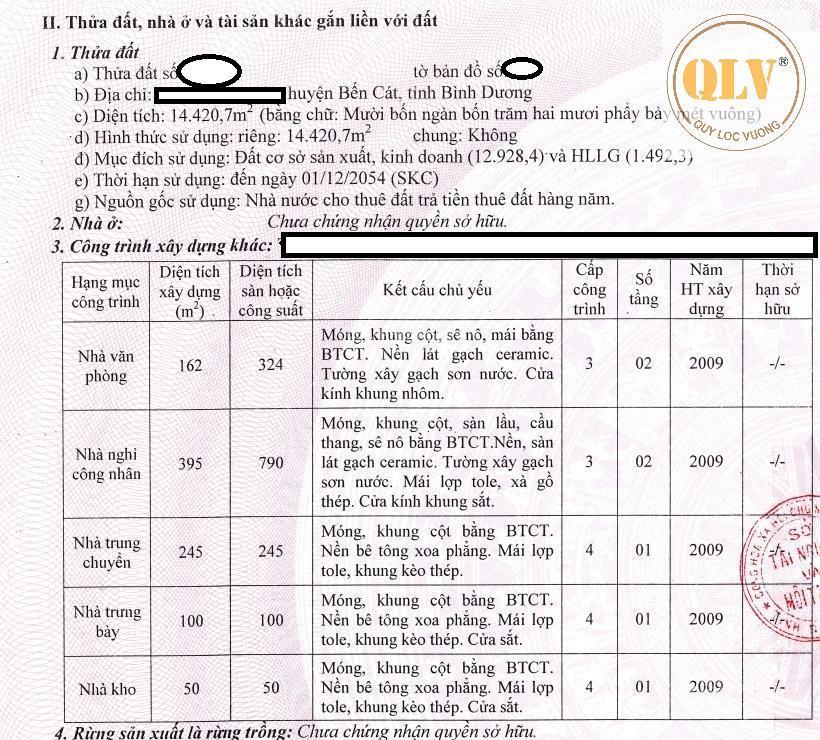 Bán đất xưởng skc tại bàu bàng, bình dương 14.420m2