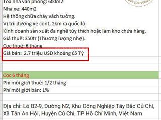 Bán nhà xưởng may mặc, kcn tây bắc củ chi, tp.hcm, 12.264m2