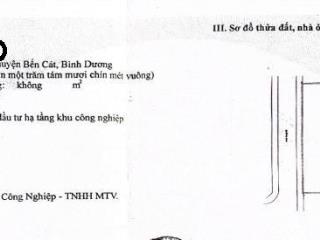 Bán nhà xưởng kcn mỹ phước bến cát, bình dương 1.920 m²