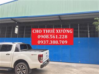 Nhà xưởng nằm phường vĩnh phú thuận an bình dương cho thuê dt 500m2 giá 25 triệu.  0908 561 ***