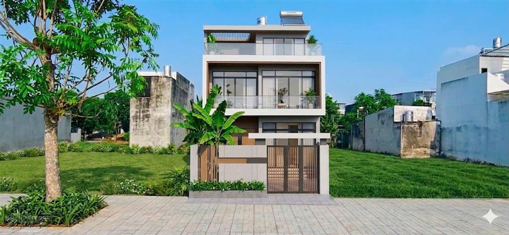 Bán đất biệt thự đối diện công viên lớn nhất dự án thích hợp ở nghĩ dưỡng.