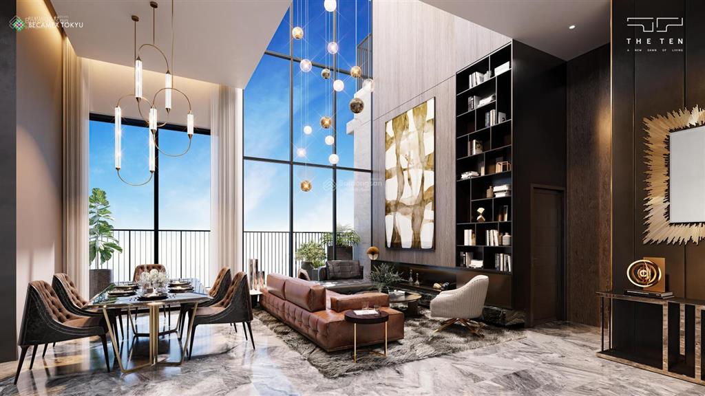 Căn hộ duplex the ten cạnh siêu thị aeon
