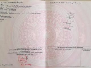 Bán đất kdc phú hoà 1 p. phú hoà, đường d5 gần trường đh thủ dầu một. dt 120m2 (6x20m) thổ cư 100%