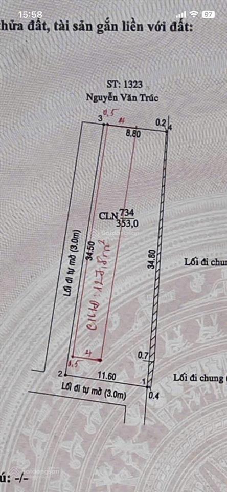 Bán đất xây nhà trọ, nhà vườn cực đẹp p. phú lợi, tp hồ chí minh. dt 353m2. thổ cư 138m2. 3,3 tỷ