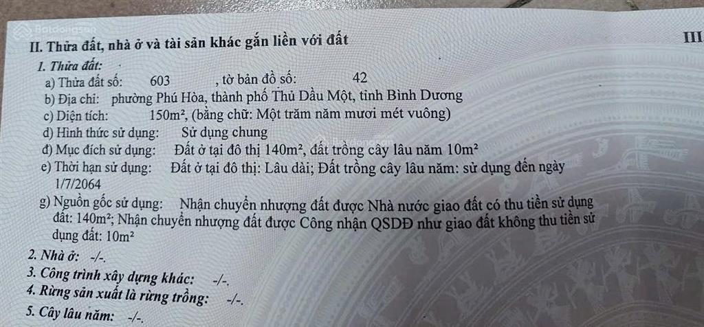 Bán đất mt kinh doanh hẻm 93, đường nguyễn thị minh khai, p. phú hoà. 150m2(5x30) tc 100% giá 5 tỷ