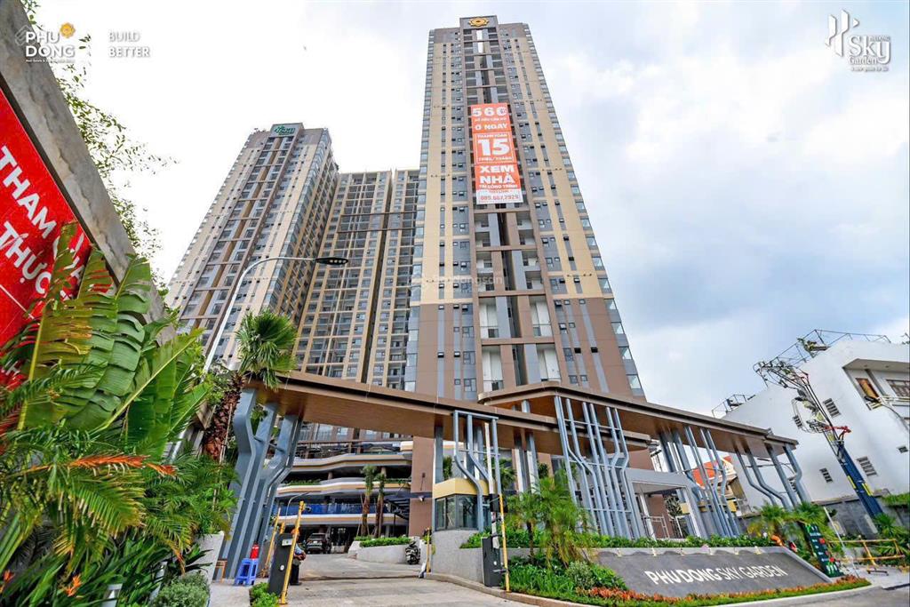Chủ nhà dễ thương cho thuê phú đông sky garden 7,5tr/th bếp điện, rèm, 2mlanh, xem nhà c94.3838.128