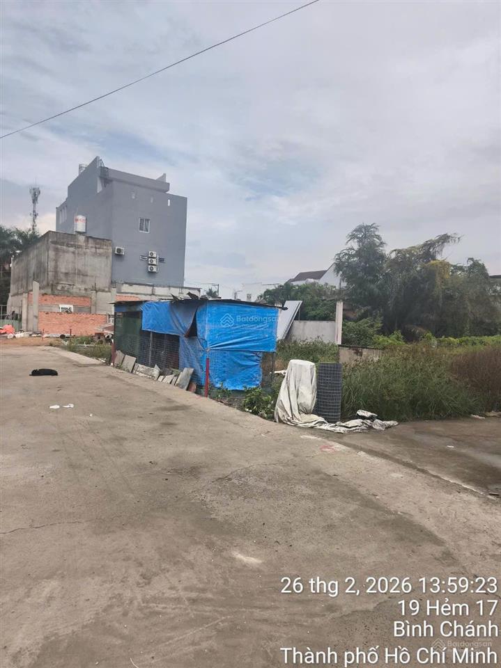 Chính chủ bán rẻ 82 đất ở hẻm bê tông 6m xã tân quý tây, bình chánh giá 2,250 tỷ thương lượng