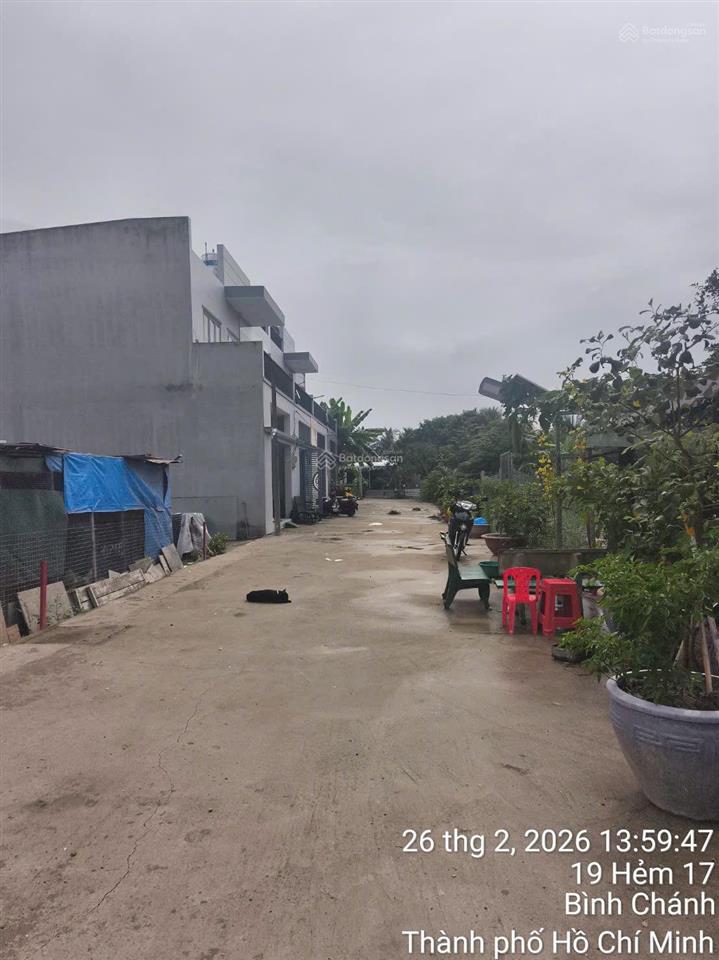 Chính chủ bán rẻ 82 đất ở hẻm bê tông 6m xã tân quý tây, bình chánh giá 2,250 tỷ thương lượng