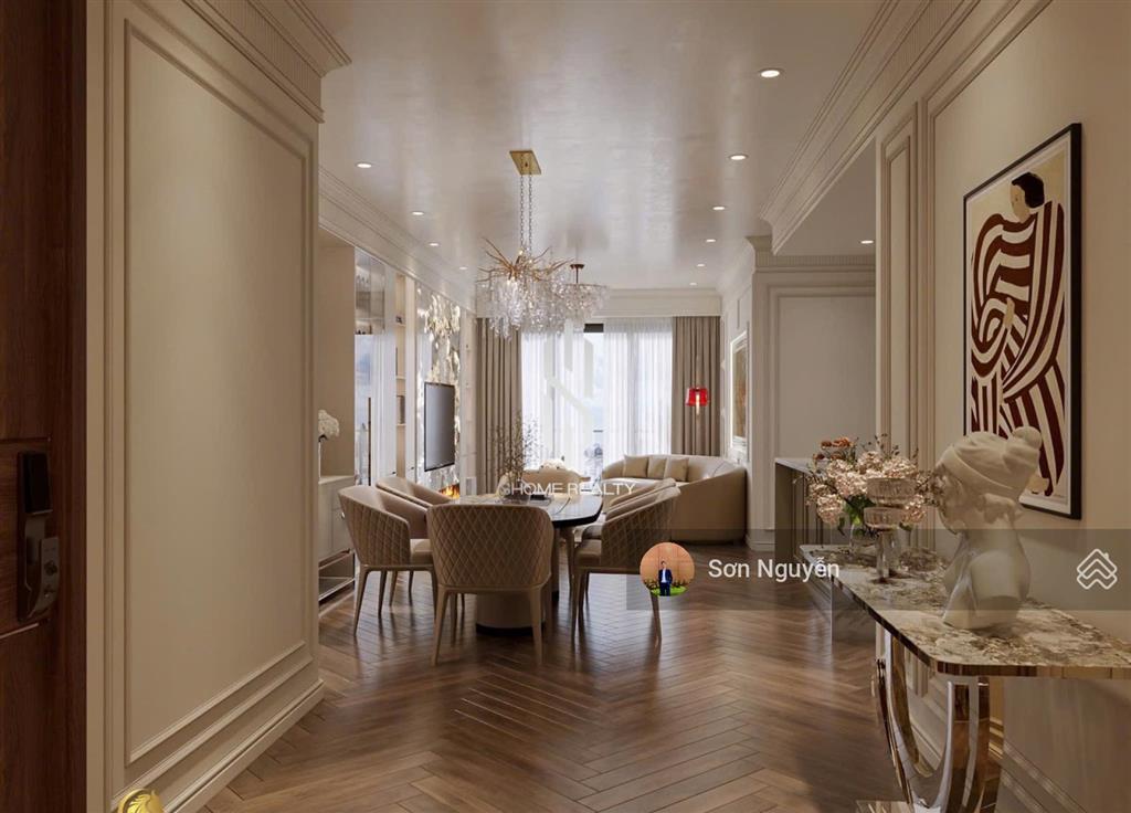 The crest  chuyển nhượng 3pn tầng cao, view trực diện sông và q1  bàn giao full nội thất mới 100%