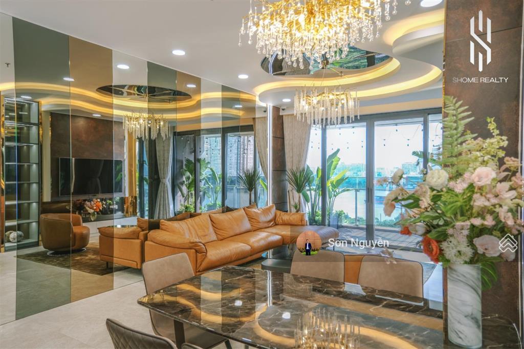 The river  cho thuê 4pn full nội thất thiết kế cao cấp  view trực diện sông và landmark