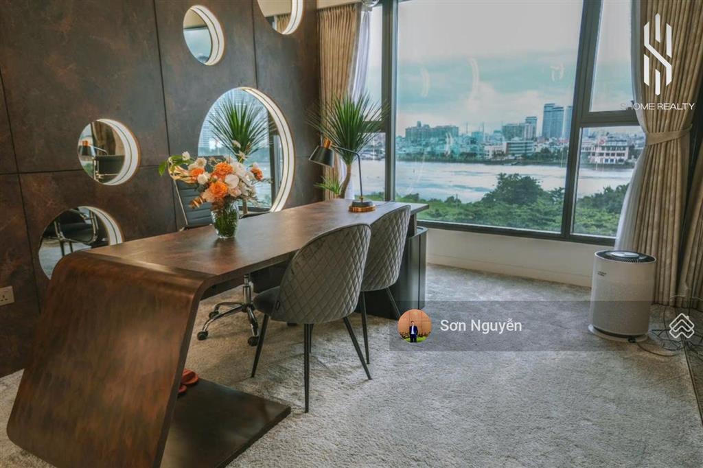 The river  cho thuê 4pn full nội thất thiết kế cao cấp  view trực diện sông và landmark