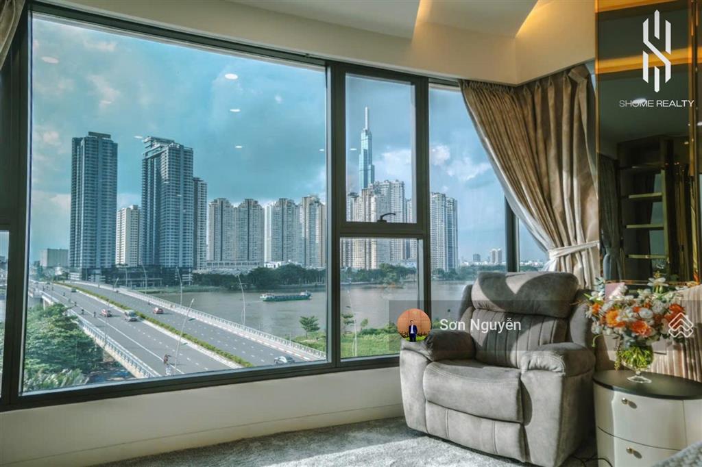 The river  cho thuê 4pn full nội thất thiết kế cao cấp  view trực diện sông và landmark