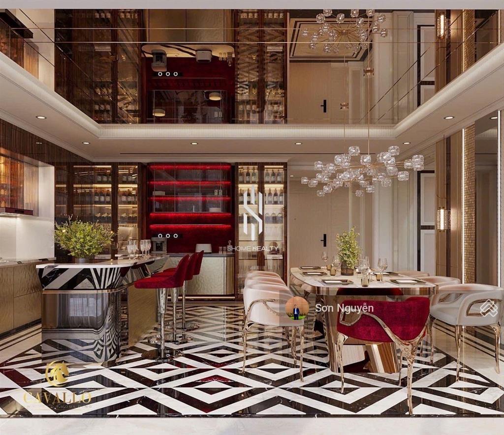 Bán căn duplex sân vườn the river thủ thiêm  thiết kế 1 trệt  1 lầu  đã có sổ  full nội thất