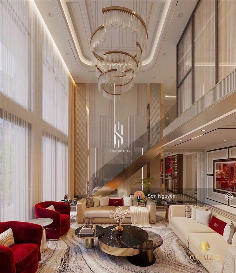 Bán căn duplex sân vườn the river thủ thiêm  thiết kế 1 trệt  1 lầu  đã có sổ  full nội thất