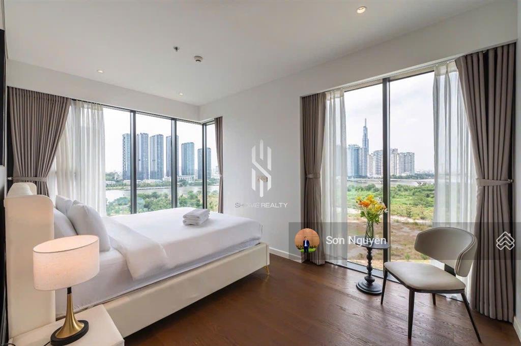 The crest  cho thuê 3pn full nội thất cao cấp  tầng cao  view trực diện sông, q1 & landmark