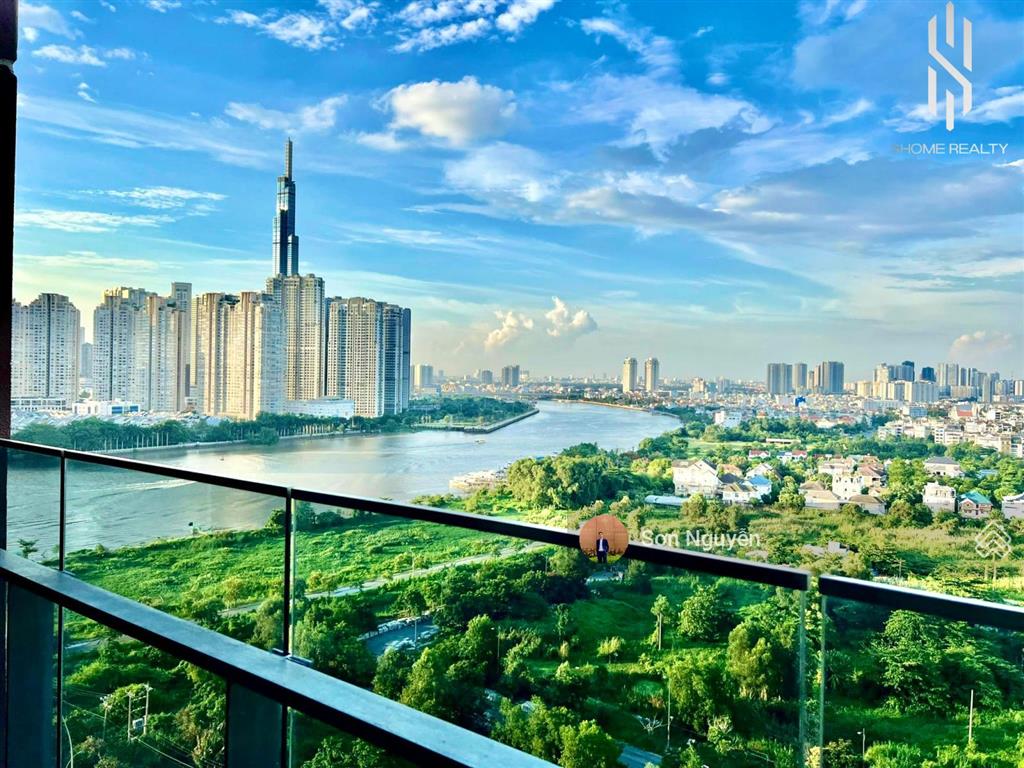 The river  cho thuê 3pn đẹp dự án  tầng cao, view trực diện sông  bàn giao full nt cao cấp