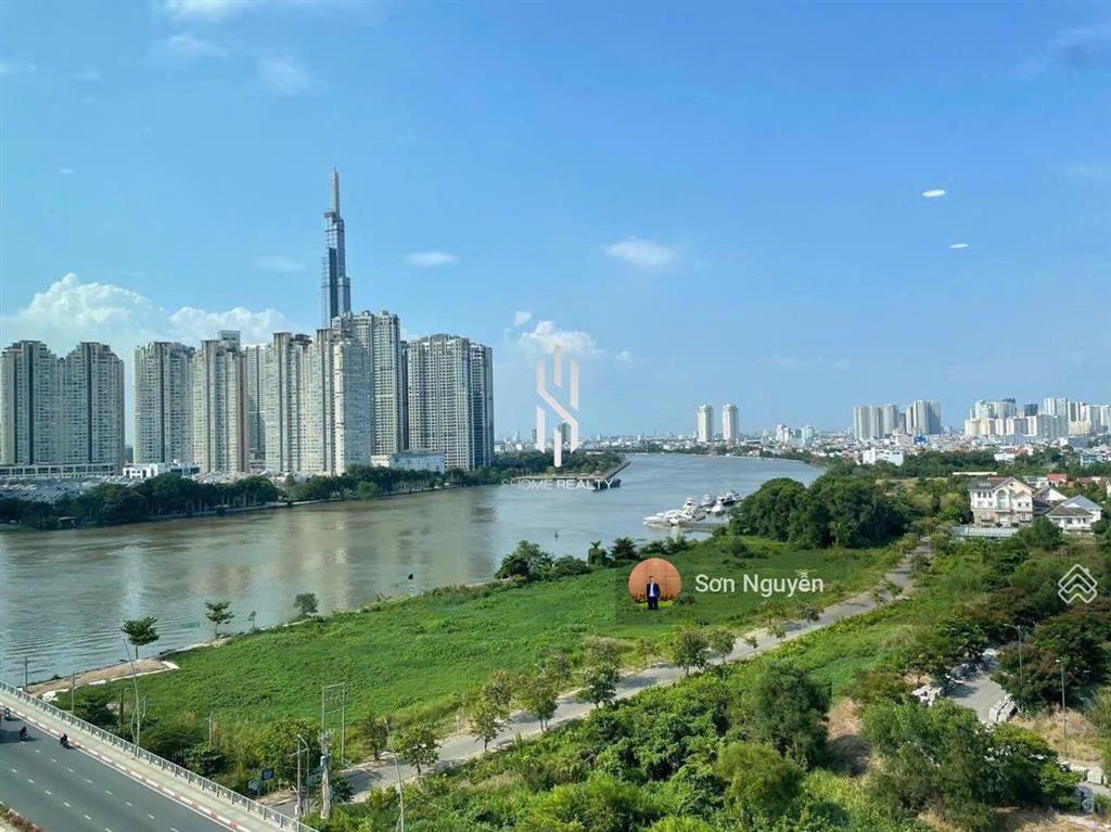 The river  cho thuê 3pn bàn giao full nt cao cấp  tầng cao, view sông