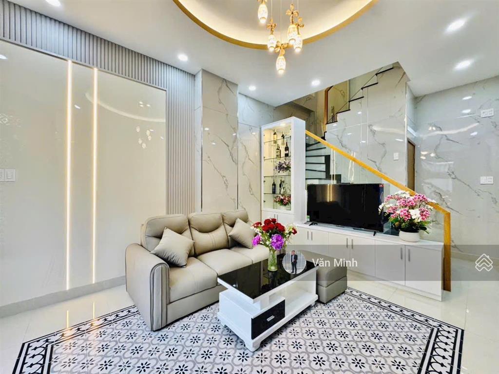 Bán nhà hẻm xe hơi 251đường lê quang định phường 7 bình thạnh 4,5x9m 1 trệt 3 lầu 3pn 4wc giá 8,7tỷ