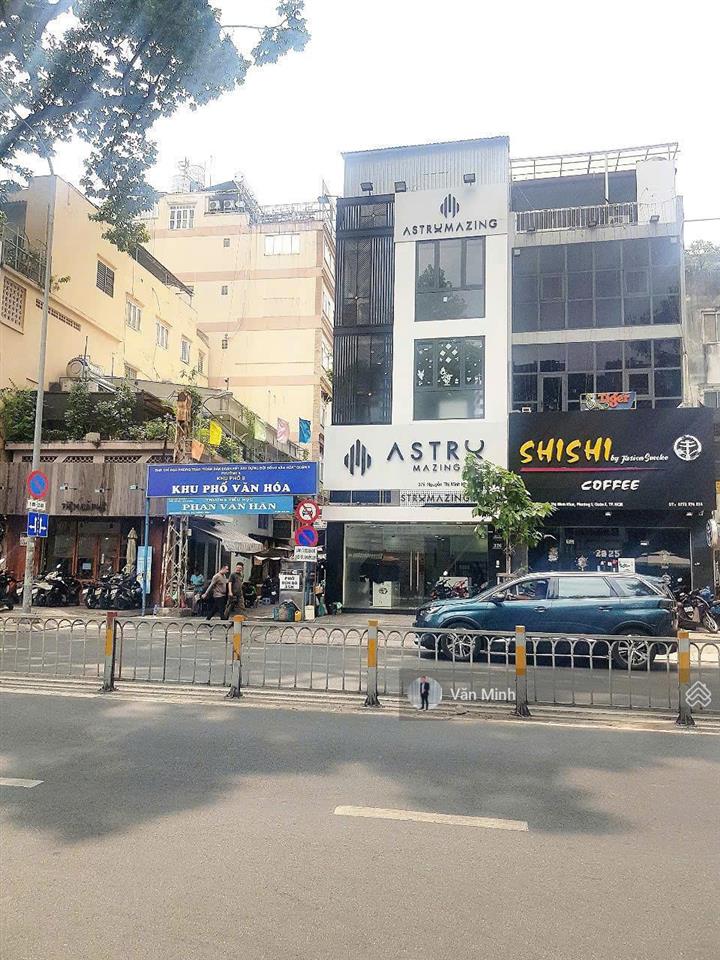 Cho thuê nhà mặt tiền đường nguyễn thị minh khai phường 5 quận 3 5x10m 1trệt 3lầu suốt 4wc giá 69tr