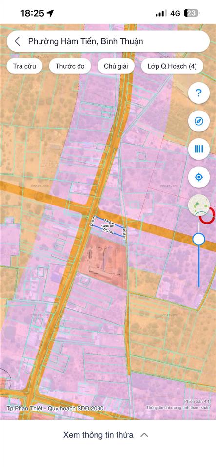 Chính chủ bán đất mặt tiền đường 715 thiện nghiệp,  ngay cổng sân bay phan thiết, sổ riêng, gd ngay