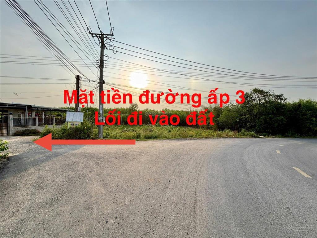 550 triệu lô đất sổ riêng thổ cư đường ấp 3