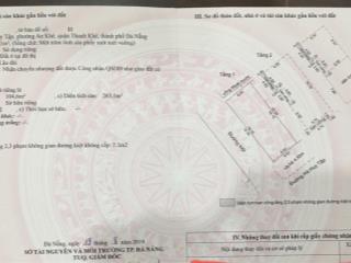 Bán nhà đôi 3 tầng 2 mặt tiền 386  388 hà huy tập. dt 12.5 x 16.3m